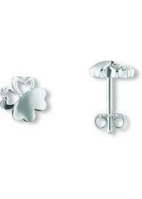 Paar Ohrhänger ONE ELEMENT "Zirkonia Blume Ohrringe Ohrstecker aus 925 Silber" Gr. Kinder, Silber 925 (Sterlingsilber), silberfarben (silber) Damen Silber Schmuck Blume