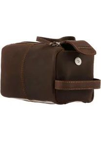 Kosmetiktasche Greenland NATURE Gr. B/H/T: 24cm x 14cm x 12cm, schwarz Damen Taschen robust