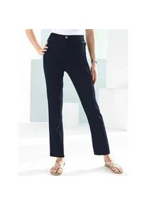 Stretch-Hose Classic Basics Gr. 50, Normalgrößen, blau (marine) Damen Hosen