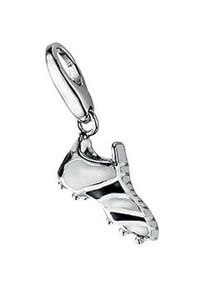 Charm-Einhänger Giorgio Martello MILANO "Fußballschuh, Silber 925" Charms weiß Damen