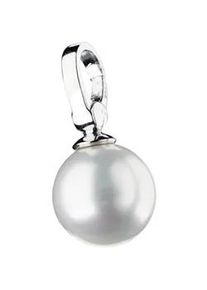 Charm-Einhänger Giorgio Martello MILANO "Muschelkernperle, Silber 925" Charms weiß Damen