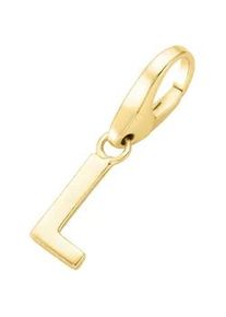 Charm Buchstabe Giorgio Martello MILANO "Buchstabe L, Silber 925" Charms goldfarben (gold) Damen