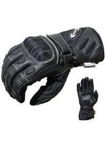 Motorradhandschuhe PROANTI Handschuhe Gr. L, schwarz speziell für Regenwetter und den Winter geeignet, wasserdicht