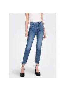 Skinny-fit-Jeans Only "ONLEMILY STRETCH HW ST AK DNM CRO571NOOS" Gr. 26, Länge 30, blau (medium denim) Damen Jeans