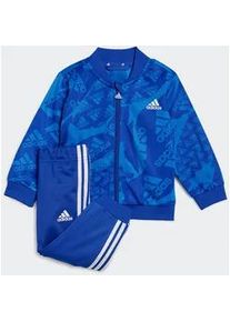 Trainingsanzug Adidas SPORTSWEAR "I CAMLOG TS" Gr. 74, blau (bright royal / semi lucid blue) Kinder Sportanzüge