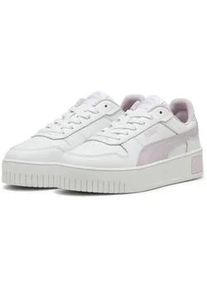 Sneaker Puma "Carina Street Sneakers Mädchen" Gr. 37.5, lila (white grape mist purple) Kinder Schuhe