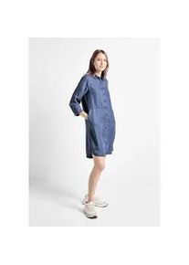 Sommerkleid Cecil Gr. XL (44), US-Größen, blau (mid wash) Damen Kleider mit Knopfleiste