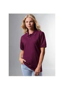 Poloshirt TRIGEMA "TRIGEMA DELUXE Piqué" Gr. 5XL, rot (sangria) Damen Shirts