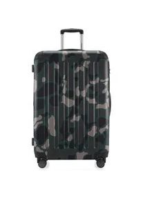 Hartschalen-Trolley Hauptstadtkoffer "Spree, 75 cm" Gr. B/H/T: 50cm x 75cm x 30cm 101 l, grün (camouflage) Koffer Hartschalen-Koffer Reisegepäck TSA Schloss Volumenerweiterung