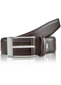 Ledergürtel Lerros "Lerros Citybelt *Shade*" Gr. 85, braun (dark brown) Damen Gürtel