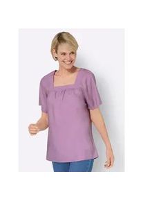 Longbluse Classic Basics Gr. 56, lila (orchidee) Damen Blusen