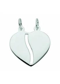 Ketten-Anhänger ADELIA ́S "Damen Silberschmuck 925 Silber Anhänger Partneranhänger" Schmuckanhänger Gr. Silber 925 (Sterlingsilber), silberfarben (silber) Damen 925 Sterling Silber Silberschmuck für