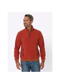 Fleeceshirt CLASSIC "Fleece-Shirt" Gr. 52/54, rot (rostrot) Herren Shirts