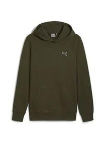 Kapuzensweatshirt Puma "BETTER ESSENTIALS HOODIE FL" Gr. S, grün (dark olive) Herren Sweatshirts