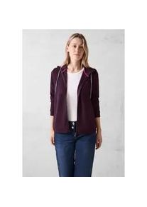 Cardigan Cecil Gr. S (38), rosa (beloved berry) Damen Strickjacken mit Materialmix