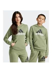 Kapuzensweatshirt Adidas SPORTSWEAR "U BL 2 HOODIE" Gr. 176, grün (tent green / black) Kinder Sweatshirts