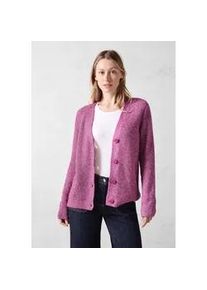 Cardigan Cecil Gr. XL (44), pink (jewel pink) Damen Strickjacken im soften Baumwoll-Mix