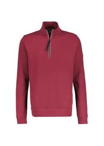 Sweatshirt Lerros Gr. XXL, rot (deep garnet rot) Herren Sweatshirts mit Troyerkragen