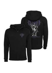 Mister Tee Sweatjacke MISTERTEE "MisterTee Herren Safely Guarded Heavy Zip Hoody" Gr. S, schwarz Herren Sweatjacken