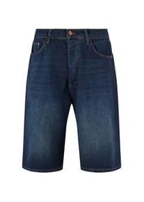 Stoffhose Rocawear "Rocawear Herren Rocawear FRI Baggy Fit Jeansshort" Gr. W30, Normalgrößen, blau (dark blue washed) Herren Hosen