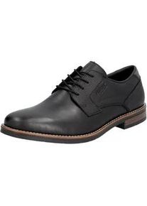 Schnürschuh Rieker Gr. 45, schwarz Herren Schuhe Businessschuh, Halbschuh, Festtagsschuh mit Leder-Decksohle