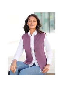 Strickweste Casual Looks Gr. 52, lila (violett) Damen Westen