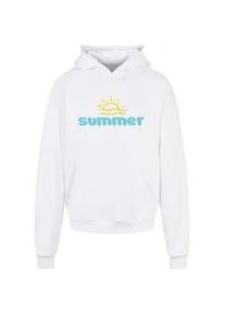 Kapuzensweatshirt Merchcode "Merchcode Herren Summer - Sun Ultra Heavy Hoody" Gr. L, weiß Herren Sweatshirts