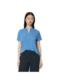 Marc O'Polo Kurzarmshirt MARC O'POLO "aus LENZINGTM ECOVEROTM" Gr. S, blau Damen Shirts