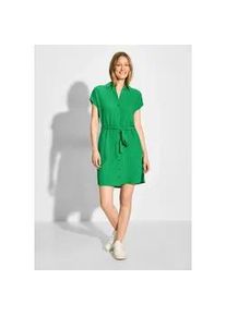 Blusenkleid Cecil Gr. M (40), US-Größen, grün (fresh apple green) Damen Kleider mit Knopfleiste