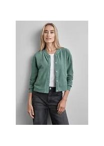 Cardigan Street One Gr. 42, grün (seafoam grün) Damen Strickjacken im soften Baumwoll-Mix