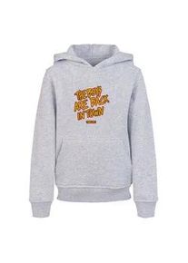 Kapuzensweatshirt Merchcode "Merchcode Herren" Gr. 134/140, grau (erdgrau) Jungen Sweatshirts