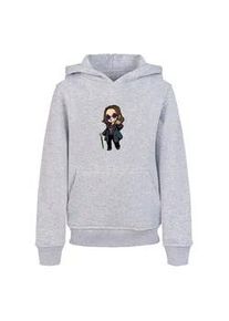 Kapuzensweatshirt Merchcode "Merchcode Herren" Gr. 134/140, grau (erdgrau) Jungen Sweatshirts