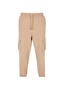 Jogginghose Urban Classics "Urban Classics Herren 90‘s Cargo Sweatpants" Gr. 4XL, US-Größen, beige (unionbeige) Herren Hosen