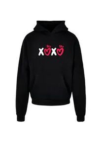 Kapuzensweatshirt Merchcode "Merchcode Herren Valentines Day - XOXO Ultra Heavy Hoody" Gr. 5XL, schwarz Herren Sweatshirts