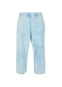 Jogginghose Urban Classics "Urban Classics Herren Towel Washed Sweatpants" Gr. 5XL, US-Größen, blau (balticblau) Herren Hosen