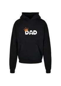 Kapuzensweatshirt Merchcode "Merchcode Herren Fathers Day - King Dad Ultra Heavy Hoody" Gr. 5XL, schwarz Herren Sweatshirts