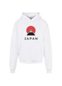 Kapuzensweatshirt Merchcode "Merchcode Herren Japan Ultra Heavy Hoody" Gr. XL, weiß Herren Sweatshirts