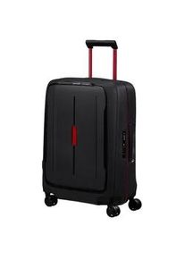 Hartschalen-Trolley Samsonite "ESSENS 55" Gr. B/H/T: 40cm x 55cm x 20cm 39 l, charcoal/red Koffer Reisekoffer Hartschalenkoffer für Flugreisen TSA-Zahlenschloss