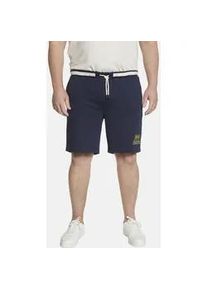 Shorts CHARLES COLBY "Joggingshorts BARON LUCES" Gr. 4XL, blau (dunkelblau) Herren Hosen mit Kordelzug