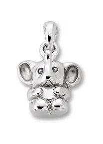 Ketten-Anhänger ONE ELEMENT "Elefant Anhänger aus 925 Silber" Schmuckanhänger Gr. Silber 925 (Sterlingsilber), silberfarben (silber) Mädchen Damen Silber Schmuck Elefant