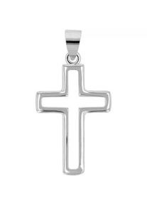 Ketten-Anhänger ADELIA ́S "Damen Anhänger Kreuz aus 925 Silber" Schmuckanhänger silberfarben (silber) Damen