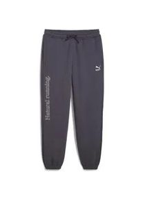 Sporthose Puma "CLUB DE COURSE Fleece Jogginghose Erwachsene" Gr. M, Normalgrößen, grau (galactic gray) Herren Hosen