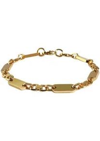 Edelstahlarmband ADELIA ́S "Damen Armband aus Edelstahl 19 cm" Armbänder Gr. 19, Edelstahl, goldfarben (gold) Damen