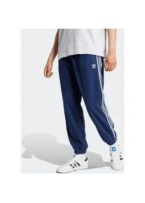 Sporthose Adidas ORIGINALS "Fleece sweatpan" Gr. S, N-Gr, blau (night indigo) Herren Hosen