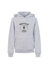 Kapuzensweatshirt Merchcode "Merchcode Herren Kids Motorhead - No Sleep At All Basic Hoody" Gr. 146/152, grau (erdgrau) Jungen Sweatshirts