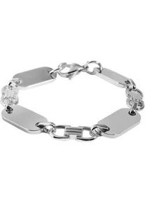 Edelstahlarmband ADELIA ́S "Damen Armband aus Edelstahl 19 cm" Armbänder Gr. 19, Edelstahl, silberfarben (silber) Damen