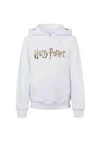 Kapuzensweatshirt ABSOLUTE CULT "ABSOLUTE Herren Kids Harry Potter - Colour Logo Basic Hoody" Gr. 134/140, weiß Jungen Sweatshirts