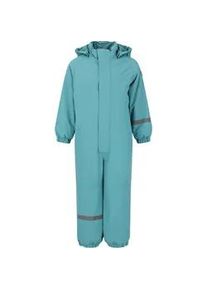 Schneeoverall ZIGZAG "Vally" Gr. 122, EURO-Größen, blau (türkis) Kinder Overalls mit wasser- und winddichter TPU-Membran