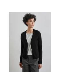 Cardigan Street One Gr. 42, schwarz Damen Strickjacken mit V-Ausschnitt