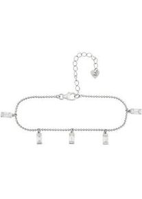 CAI Armband CAÏ "925/- Sterling Silber rhodiniert Anhänger Zirkonia Baguette" Armbänder Gr. 15 + 4cm, Silber 925 (Sterlingsilber), weiß (weiß, weiß) Damen